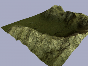 terrain 3D मॉडल