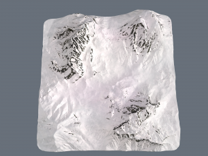 snow valley 3D 模型