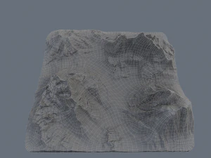 snow valley 3D Model