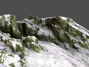 mountain pass Modèle 3D