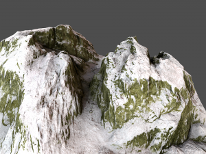 mountain pass Modèle 3D