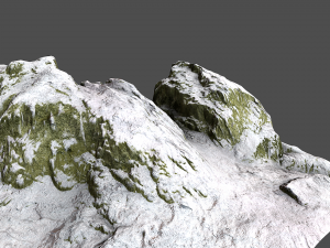 mountain pass Modèle 3D