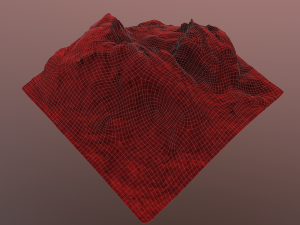 mountain pass Modèle 3D