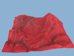 snow mountain 3D Model