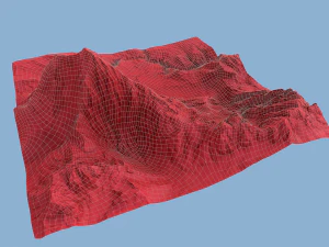 snow mountain 3D Model