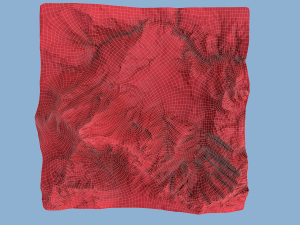 snow mountain Modèle 3D