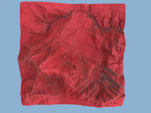 snow mountain 3D Model