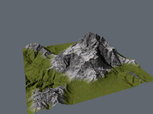 mountain 3D 模型