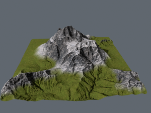 mountain 3D 模型