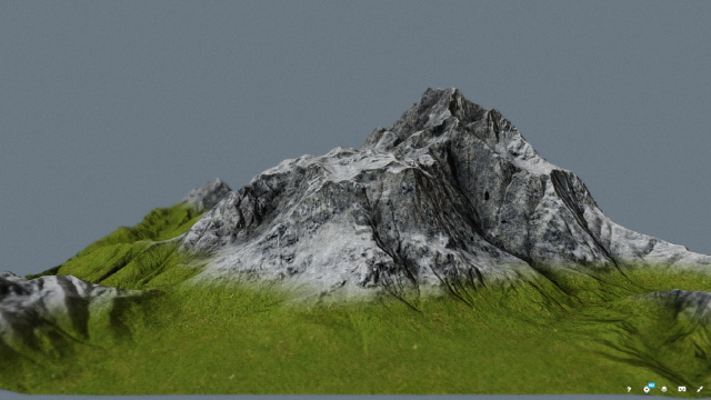 mountain 3D 模型 .c4d .max .obj .3ds .fbx .stl .blend 