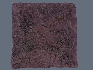mountain under the snow 3D Модель