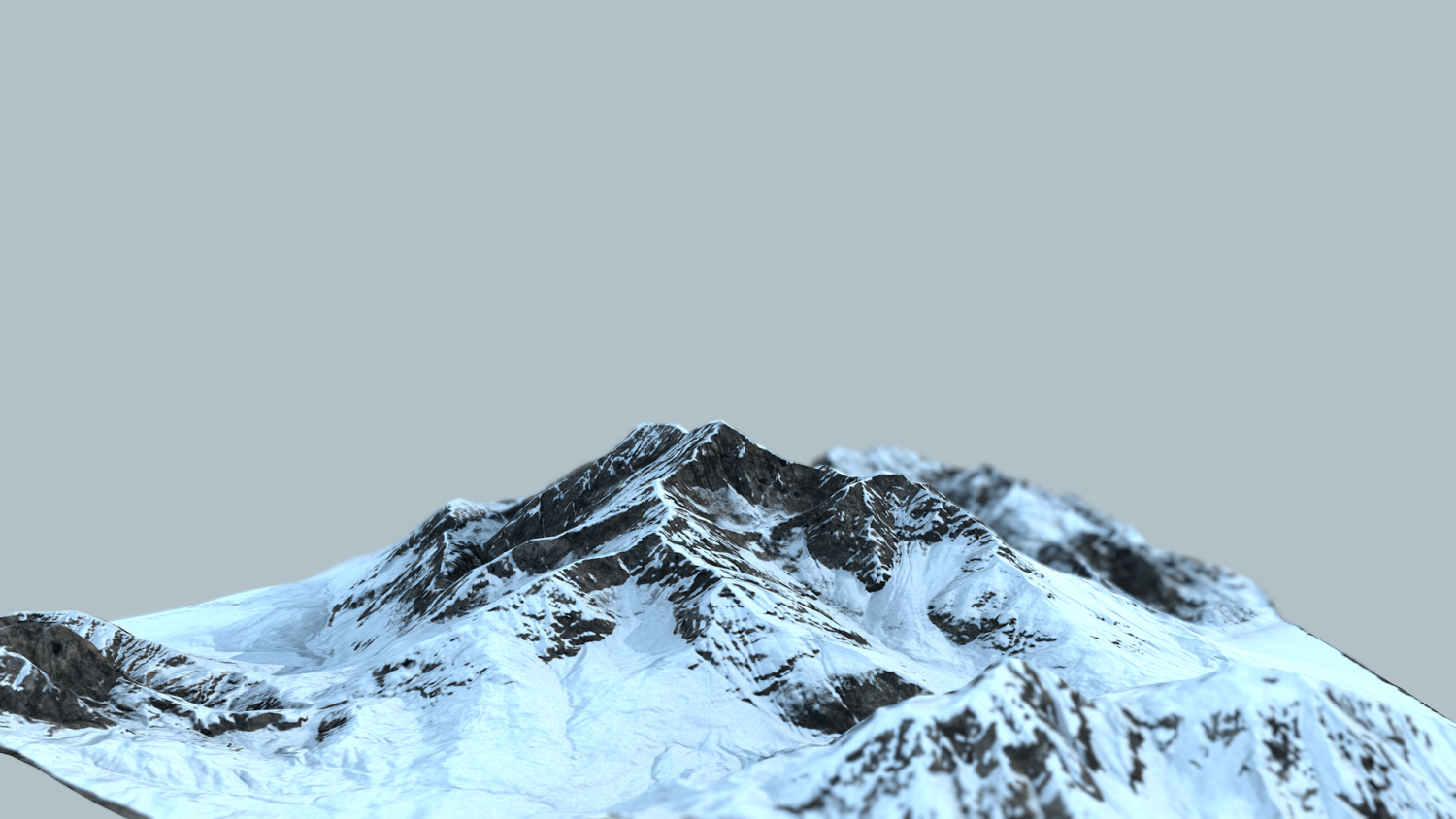 Mountain Under The Snow 3d Model In Landscapes 3dexport