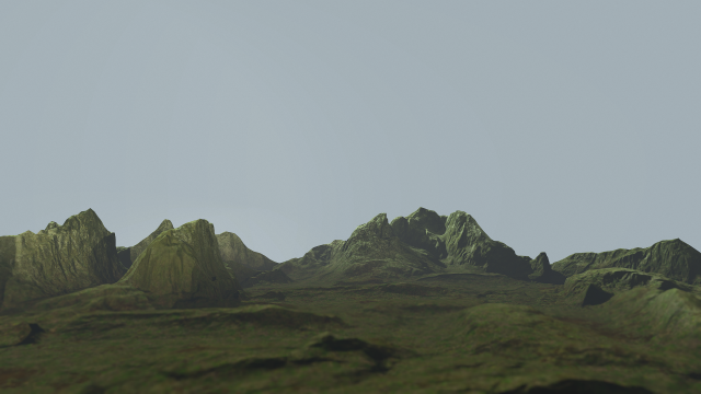 mossy rock terrain 3D Модель .c4d .max .obj .3ds .fbx .stl .blend 