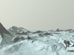 snow terrain 3D 模型