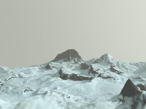 snow terrain 3D Model