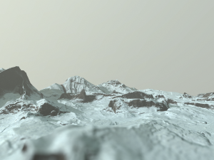 snow terrain 3D Model