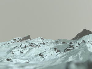snow terrain 3D Model