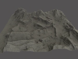 снежная местность 3D Модель