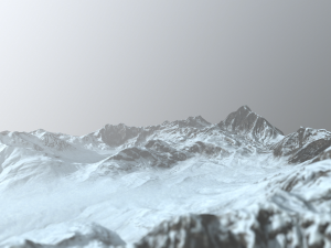 snow mountains 3D Model