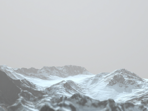 snow mountains 3D Model