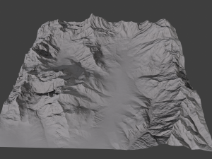 snow mountains 3D Model
