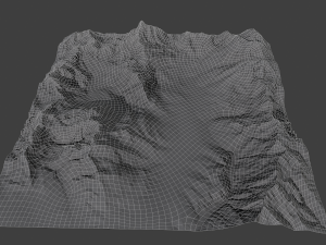 snow mountains 3D Model