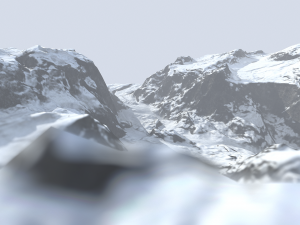 snow mountains 3D Model