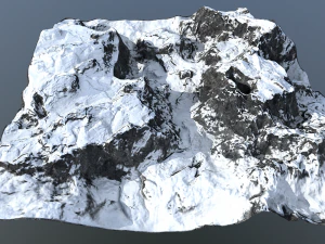 snow mountains 3D Model