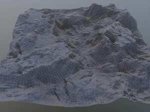 snow mountains 3D Model