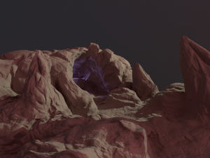 cave entrance 3D Model