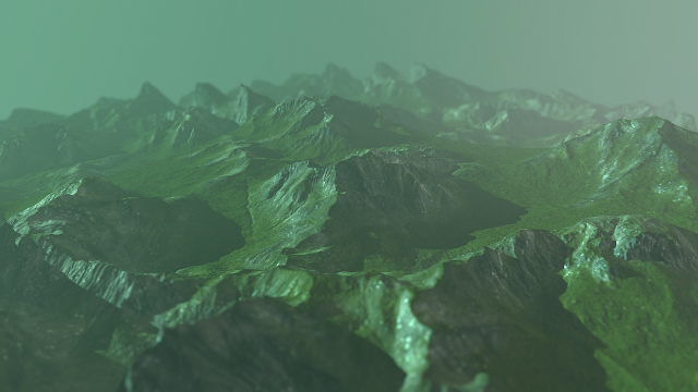 rock terrain with grass Modelo 3D .c4d .max .obj .3ds .fbx .stl .blend 