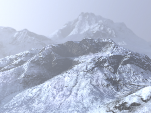 snow mountain 3D Model