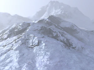 snow mountain 3D Model