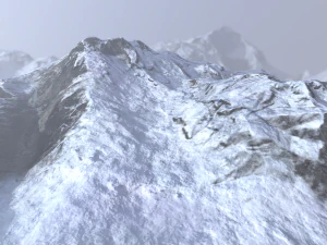 snow mountain 3D Model