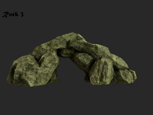 &ccedil;&ouml;l kayası 3D Model