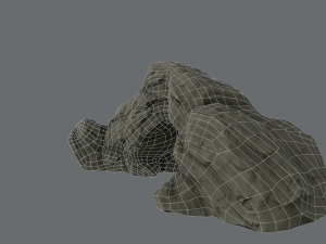 desert rock 3D 모델