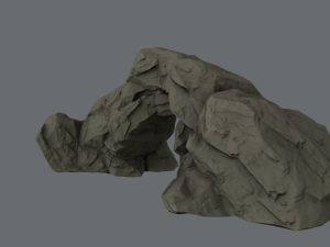 desert rock 3D 모델