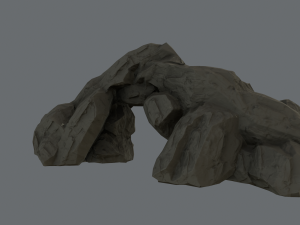 desert rock 3D 모델