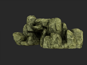desert rock 2 3D Model