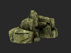 desert rock 2 3D Model
