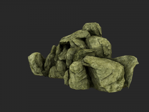 desert rock 2 3D Model
