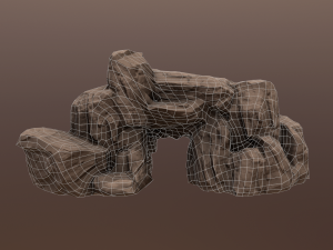 desert rock 2 3D Model