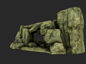desert rock 2 3D Modell