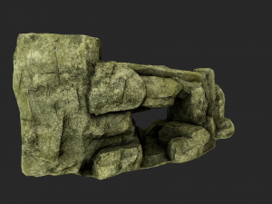 desert rock 2 3D Modell