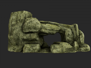 desert rock 2 3D Modell