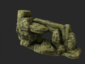 desert rock 2 3D Modell