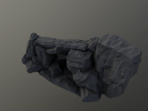 desert rock 2 3D Modell