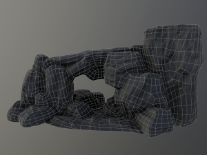 desert rock 2 3D Modell