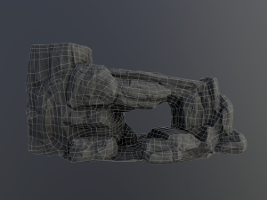desert rock 2 3D Modell