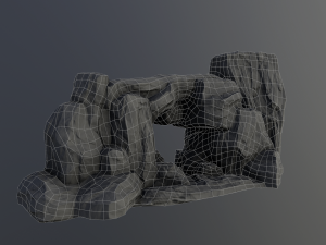 desert rock 2 3D Modell